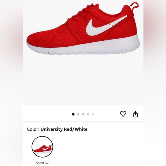 Nike Red Roshe One - Picture 8 of 8